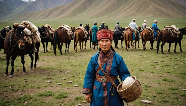 Découvrez les traditions semi-nomades lors d'un voyage au kirghizistan